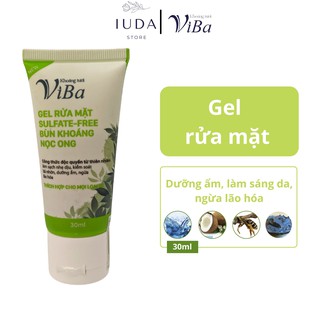 Sữa/gel rửa mặt VIBA 30ml SRM làm sạch nhẹ dịu, dưỡng ẩm - IUDA Store