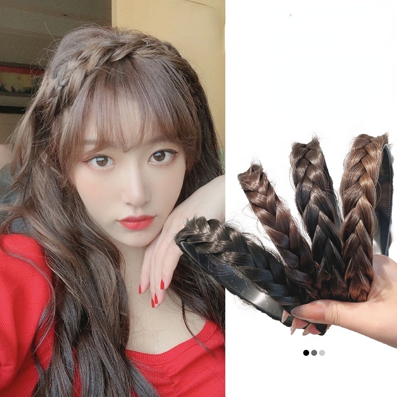 Cài Tóc Giả Thắt Bím Thời Trang Hàn Quốc Mới Cho Nữ