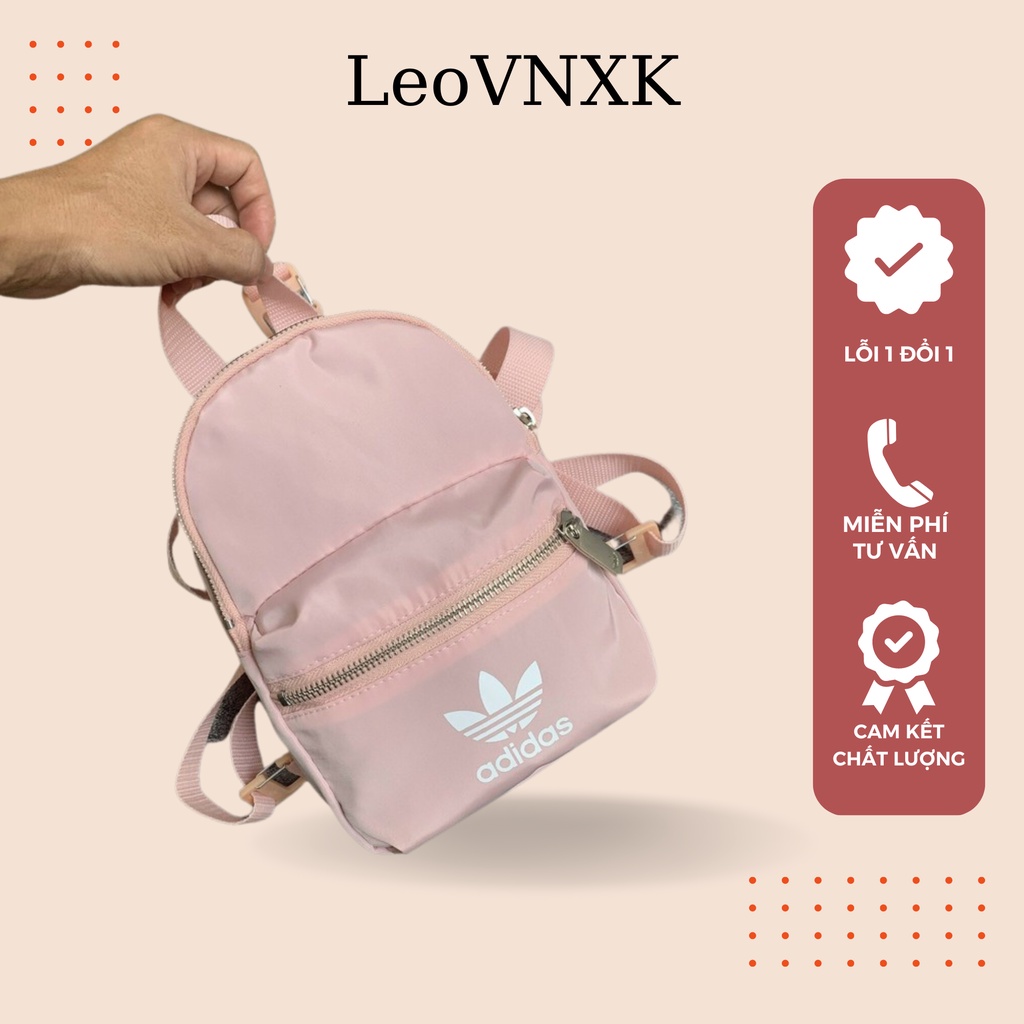 Balo Mini Hồng Trơn Cực Xinh, Hàng Xuất Dư Chất Lượng Cao