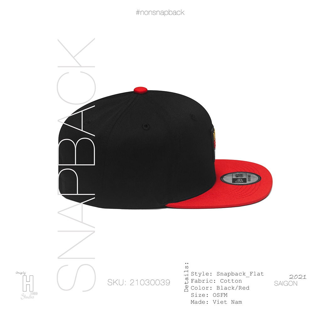 Mũ snapback thời trang nam màu đỏ đen cao cấp logo NE nhiều màu hàng chất lượng tiêu chuẩn xuất khẩu