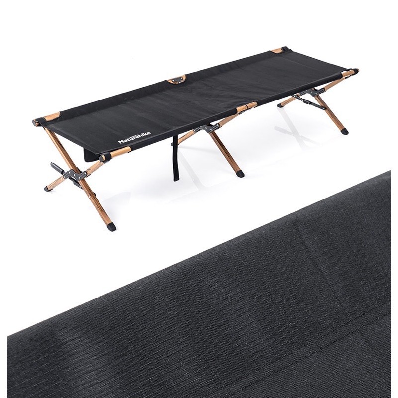 Naturehike đồ cắm trại campoutvn naturehike giường xếp cắm trại du lịch dã ngoại vân gỗ A117 | BigBuy360 - bigbuy360.vn