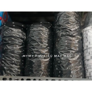 Nhãn dệt size Trắng Đen