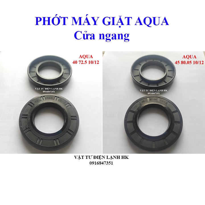 Phớt máy giặt cửa ngang AQUA LG ELECTROLUX PANASONIC MIDEA SAMSUNG SANYO Phot bi mg cửa trước ELEC PANA Media Sámung pân