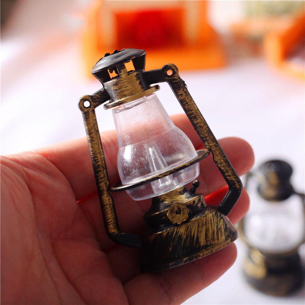 Fka Đèn Dầu Mini Trang Trí Tiểu Cảnh Nhà Búp Bê