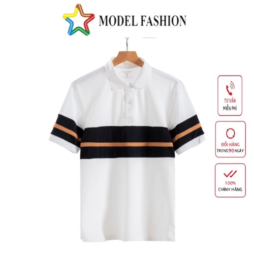 Áo thun polo nam nữ tay ngắn trắng ngọc ngang bụng hàn quốc Model Fashion