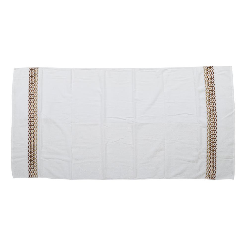 HomeBase HLS Khăn tắm 100% cotton siêu dày to mềm mịn thấm nước nhập khẩu từ Thái Lan chuẩn khách sạn 76x152cm - trắng