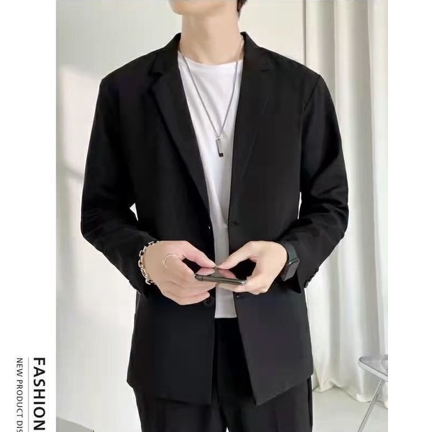 Blazer Dành Cho Nam, Áo Vest Công Sở Chất Vải Umi Hàn Cao Cấp
