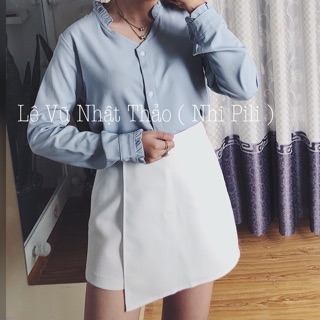 Áo cổ V neck bèo .