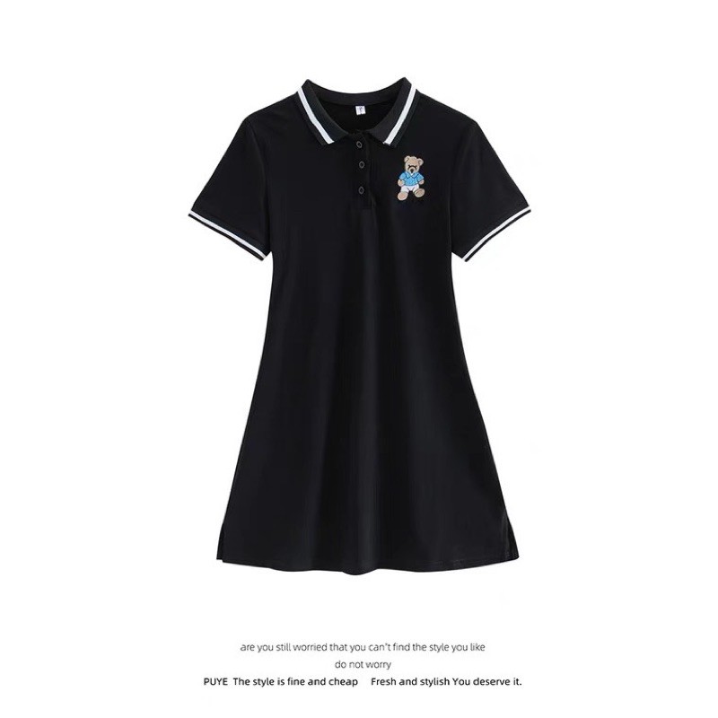 VÁY POLO XOÈ THÊU GẤU | BigBuy360 - bigbuy360.vn