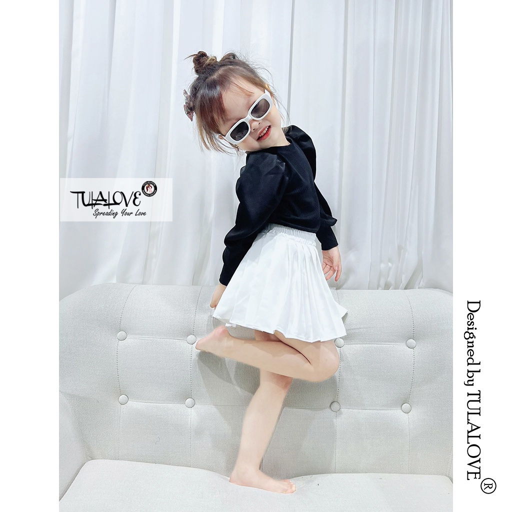 Áo Vai Bồng Dài Tay Bé Gái Cực Xinh Tulalove