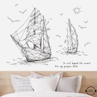 Sticker Dán Tường Tự Dính Họa Tiết Hình Học Sáng Tạo Trang Trí Nhà Cửa