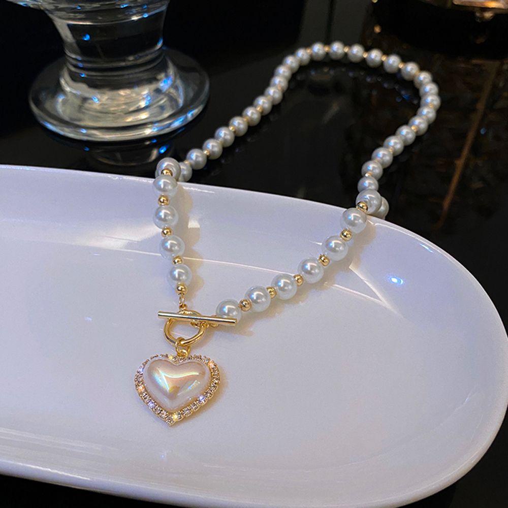 Mxgoods Vòng cổ Mặt Trái Tim Ngọt Ngào Dễ Phối Đồ Cho NữDây Chuyền Sợi Xích Thời Trang Cá Tính Cho Nữ