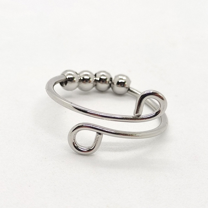 Set 5 Nhẫn Bạc Có Thể Điều Chỉnh Kích Cỡ Dành Cho Nữ