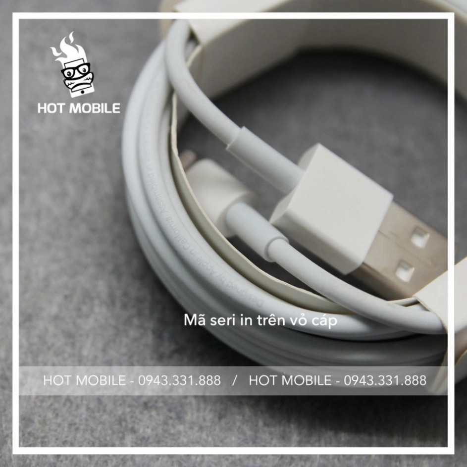 SALE NÀO CẢ NHÀ 50% Cáp sạc Apple Lightning (2m) chính hãng | Hàng Zin 100% | Siêu Dài Siêu Bền | Bảo Hành 12 Tháng Lỗi 