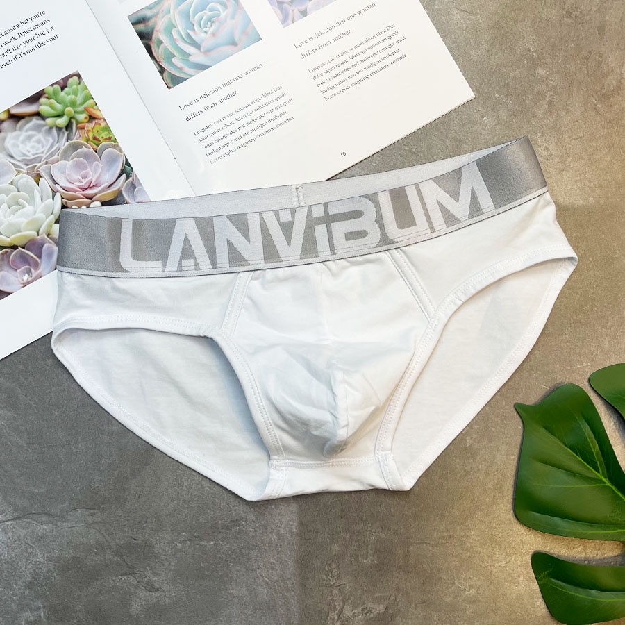 QUẦN LÓT NAM - Dạng Tam Giác Chuẩn Lanvibum - Thun Cotton