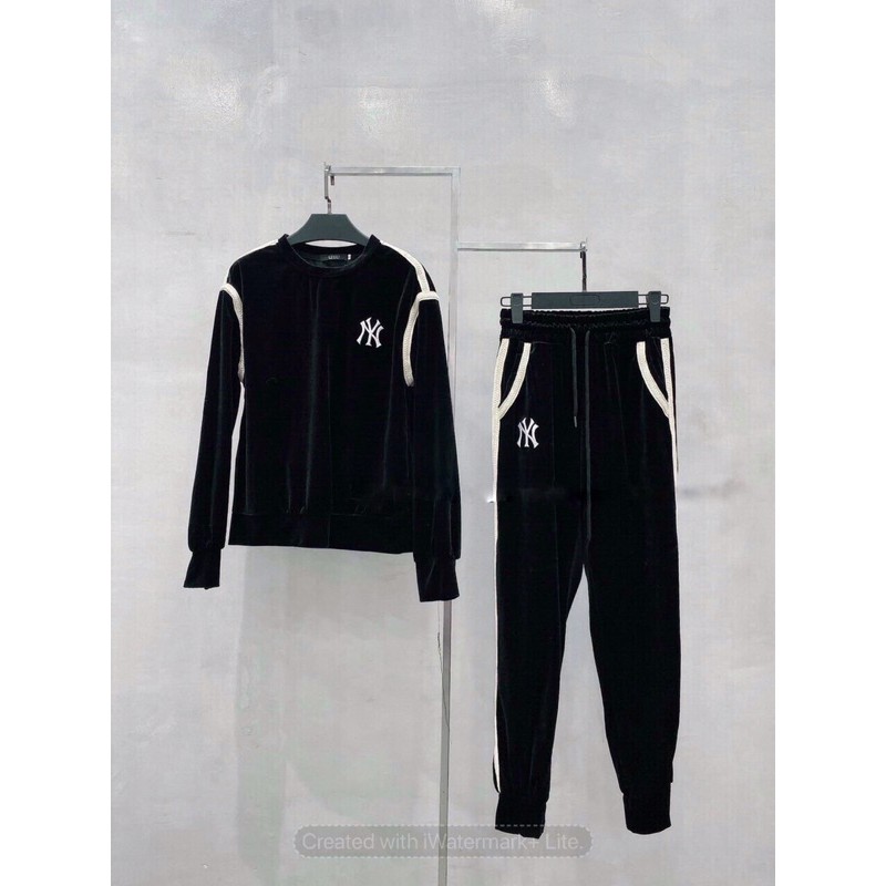 BỘ NHUNG PHỐI THÊU CHỮ SIÊU SANG