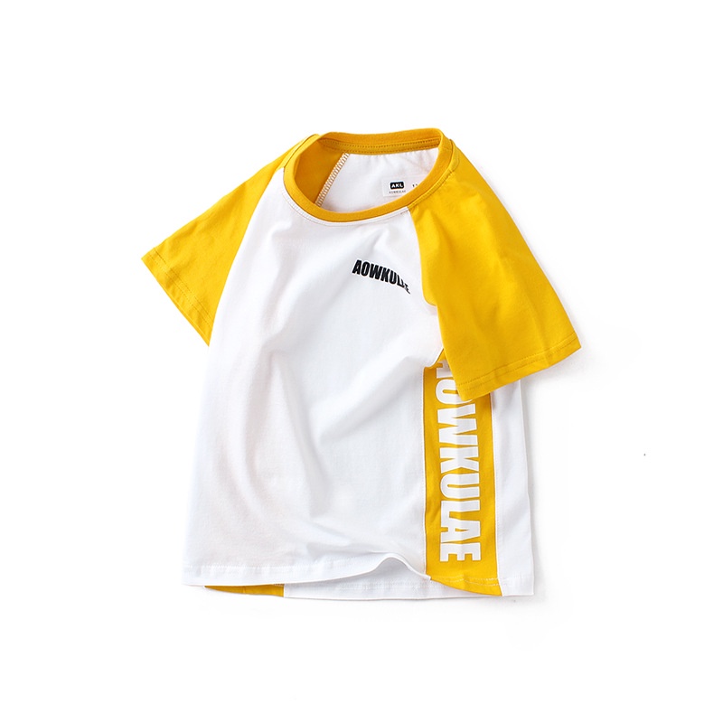Áo thun bé trai lớn size đại áo thun polo ngắn tay AKL AL26 size 130-160 21-40 kg thời trang trẻ em hàng quảng châu