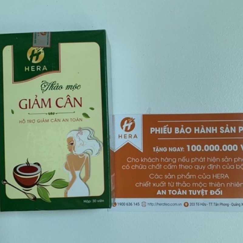 Giảm cân hera chính hãng