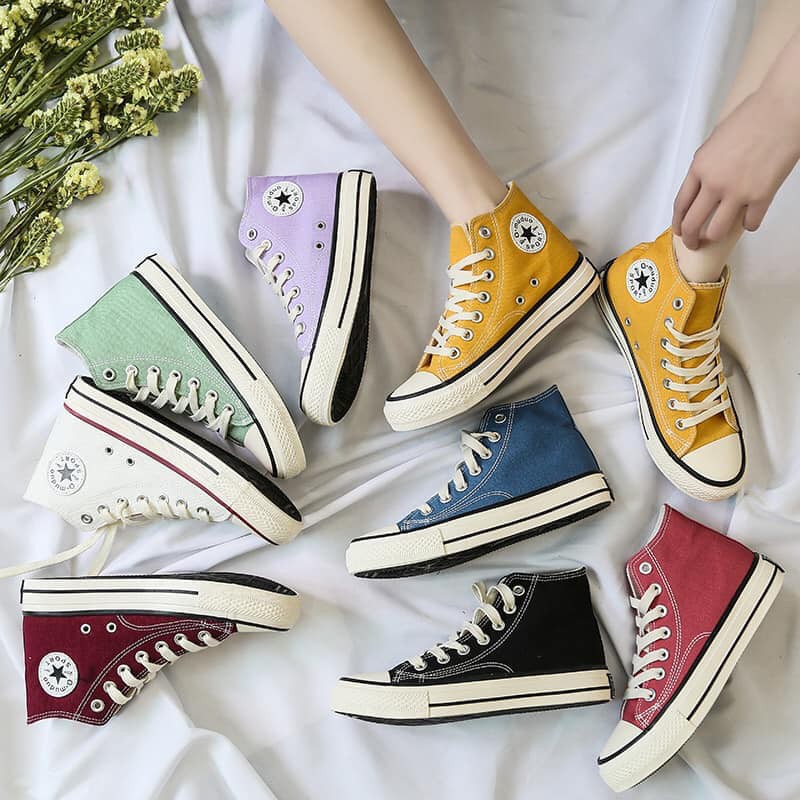 [Mã WAMT2405 giảm 10K đơn 0K] Giày CV Cổ Cao 1970s Full Box