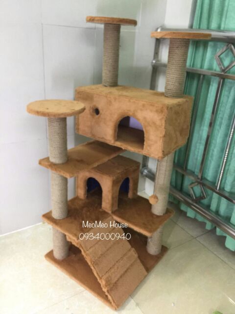 [HÌNH THẬT] NHÀ CÂY CÀO MÓNG CATTREE CHO MÈO MSCT1650130 bọ