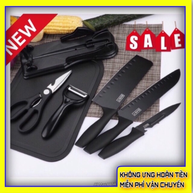 Bộ Dao Thớt 7 Món Chi Tiết Cao Cấp