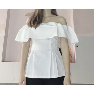 ÁO BẸT VAI PHỒNG CHIẾT EO