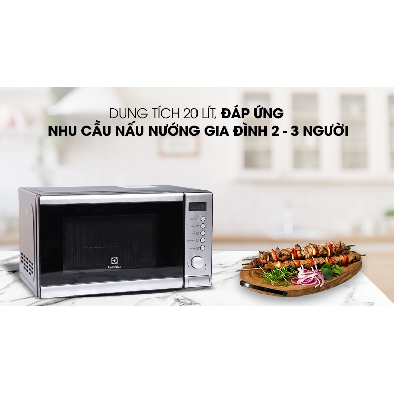 Lò vi sóng Electrolux EMS2027GX 20 lít (Miễn phí giao tại HCM-ngoài tỉnh liên hệ shop)