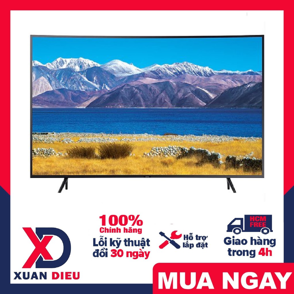 Smart TV Màn Hình Cong Crystal UHD 4K 55 inch TU8300 2020 - Màn hình cong với công nghệ Crystal Display tối ưu hiển thị