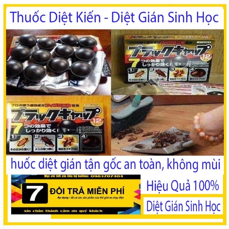 Thuốc Diệt Dán Nhật 12 Viên,Hiệu Quả,An Toàn Cho Con Người Và Vật Nuôi