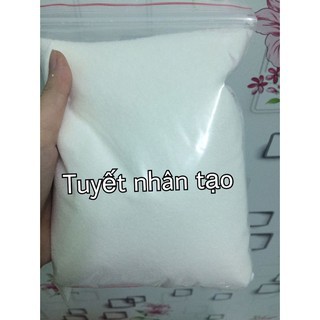  Tuyết Nhân Tạo Loại 100Gram Đóng Gói Túi Zip Nguyên Liệu Làm Slime Mâyz