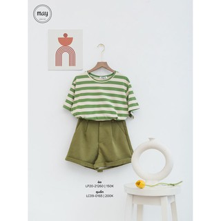 Áo phông oversize kẻ  #9003