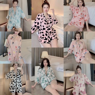 Bộ Mặc Nhà, Bộ Pijama Chất satin Cao Cấp, Luôn Cập Nhật Những Mẫu Mới