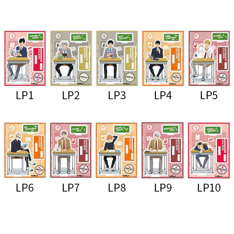 Songping Kuhong Anime Haikyuu!! Mô Hình Nhân Vật Đứng Bằng Nhựa Acrylic Trang Trí Bàn