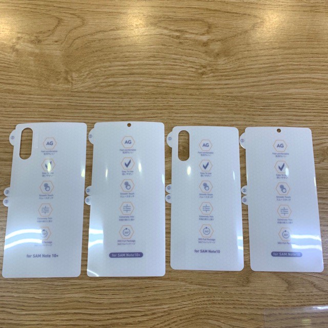 Dán PPF AG nhám chống vân tay cho Samsung Note 10/ Note 10 Plus