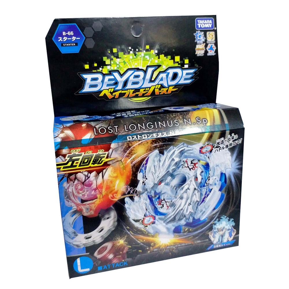 Takara Tomy Bộ Đồ Chơi Con Quay Beyblade Burst Longinus N.Sp B-66 +