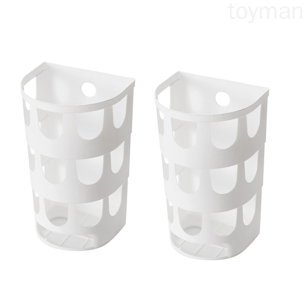 Giá Đỡ Túi Rác Gắn Tường Bằng Nhựa Đa Năng Tiện Dụng Cho Nhà Bếp