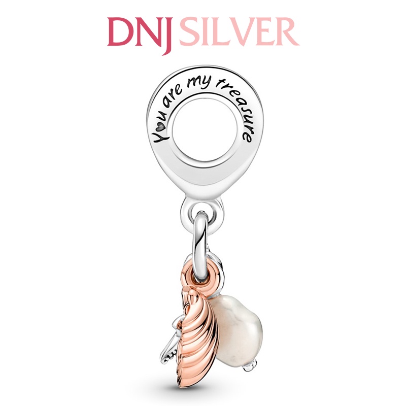 [Hàng cao cấp] Charm bạc 925 cao cấp, hàng chuẩn bạc - Charm Pearl, Starfish &amp; Shell thích hợp để mix vòng tay charm