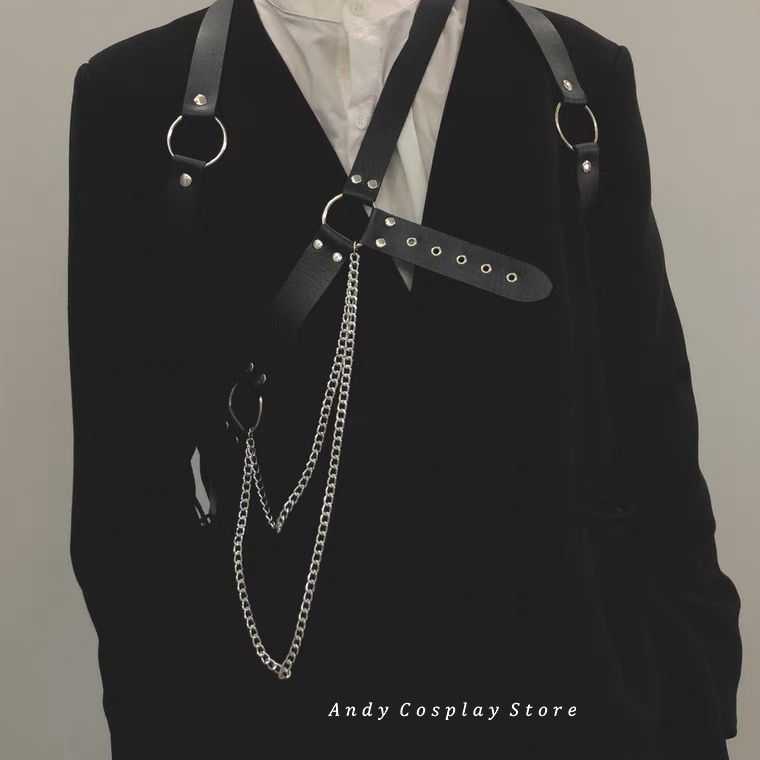 [CÓ SẴN] Dây lưng giả da cho nam - Harness belt mẫu 2