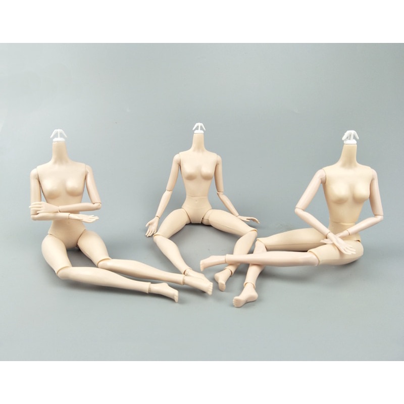 1 / 6 Khớp DIY Có Thể Di Chuyển Được Khỏa Thân Thân Búp Bê Cho 1: 6 BJD Nhà Búp Bê DIY Cơ Thể Không Đầu 1: 6 Phụ Kiện Búp Bê Trẻ Em