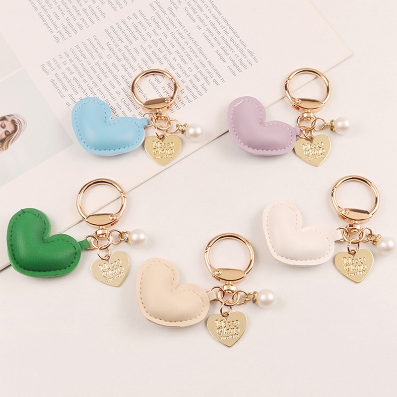 Ailigap Móc Khóa Da Hợp Kim Nhiều Màu Sắc Thời Trang Sang Trọng Tươi Tắn Trang Trí Túi Xách