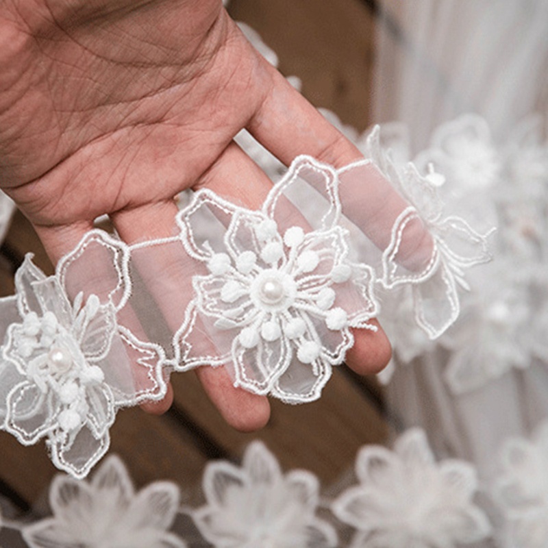 Cuộn Dây Ren Ruy Băng Trang Trí Bó Hoa Diy