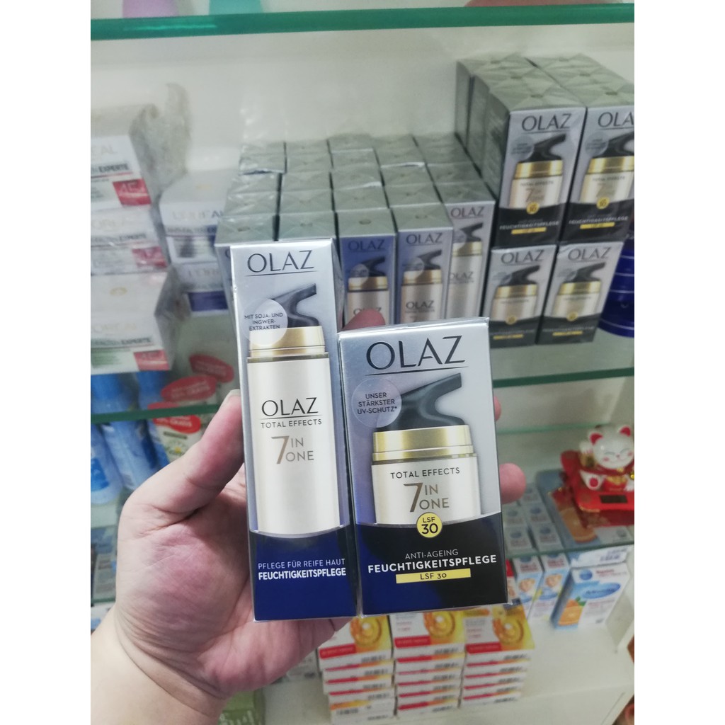 Kem dưỡng da OLAZ TOTAL EFFECTS 7 in 1 Ngày và Đêm - Hàng Olay nhập Đức