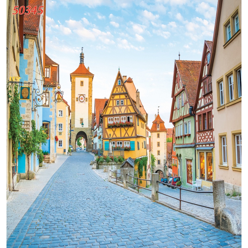 Tranh dán tường Quán Cafe, Trà Sữa, Trang Trí Cửa Hàng 3D khổ lớn