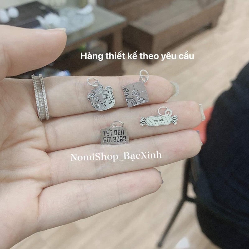 Charm Bạc con Vật Làm MIỄN PHÍ theo YÊU CẦU Treo lắc tay, Mặt dây chuyền, Mặt lắc tay đều đẹp Mainomi Shop Bạc Xinh