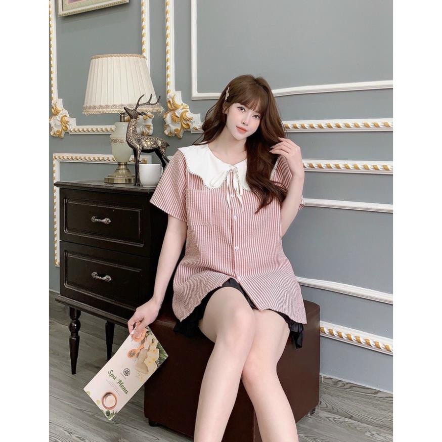 ￼áo bầu mùa hè ngắn tay chất siêu nhẹ không nhăn