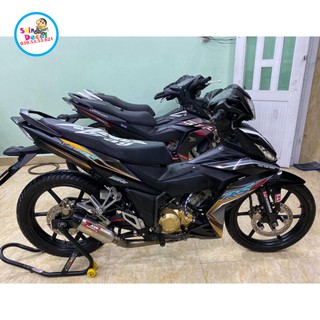 [SHIN DECAL] Tem xe winner RS 150 dán xe đen