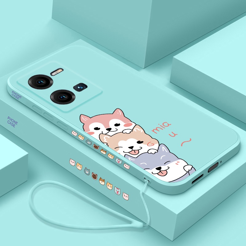 Ốp Vivo Y35 Y22S Y16 Y15S Y15A Y01 Y02S Y17 Y15 Y12 Y12S Y20 Y20S Y12A U10 Soft Case Lovely Dog GG