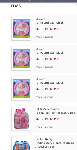 Đồng hồ Peppa Pig treo tường xinh xắn UPDUDS_PPG301 nhập từ Mỹ có bill