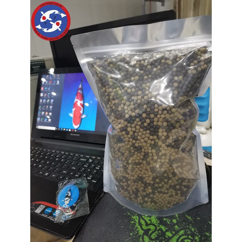 Cám Cá Porpoise  Mix A+  Growth &  Colorthức ăn cao cấp cho cá Koi chiết ra túi Zip
