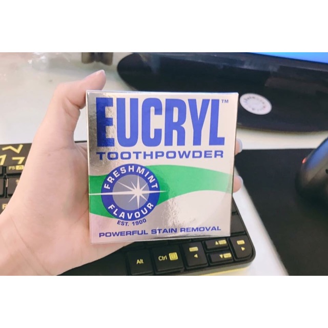 bột tẩy trắng răng EUCRYL 